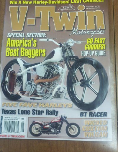 Cover of V-Twin motorcycle magazine